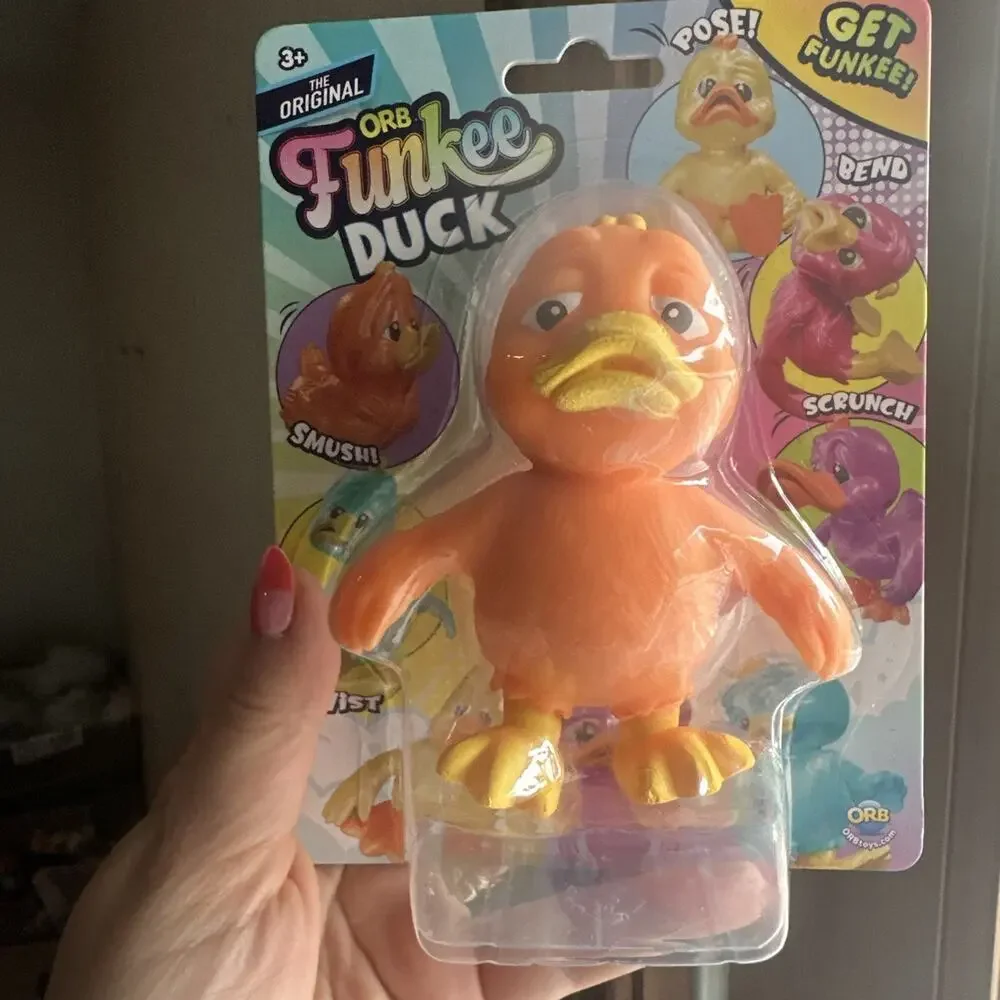 Orb Funkee Duck New Viral Orange Duck Squishy